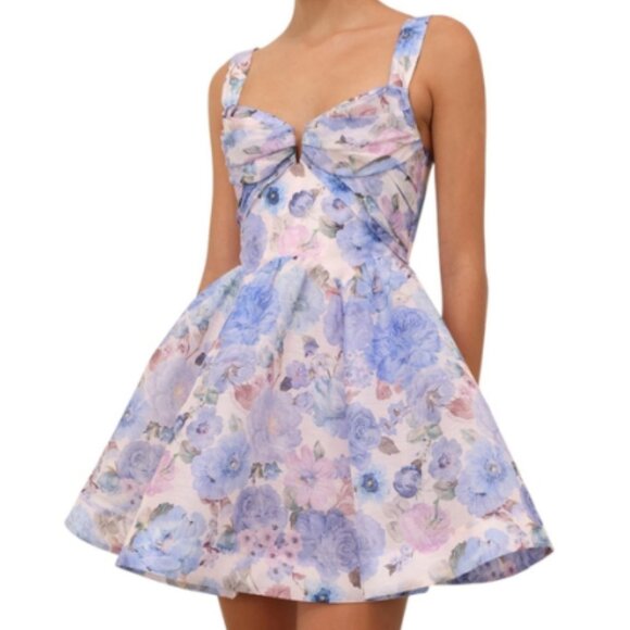 Zimmermann Dresses & Skirts - Zimmerman Rebellious style pleated mini floral dress